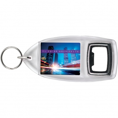 Logotrade promotional item picture of: Jibe R1 bottle opener keychain